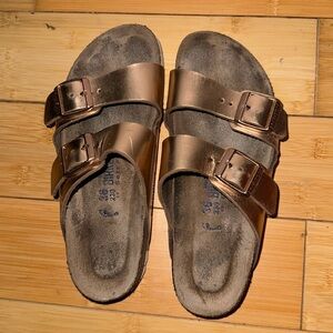 Rose Gold Birkenstocks